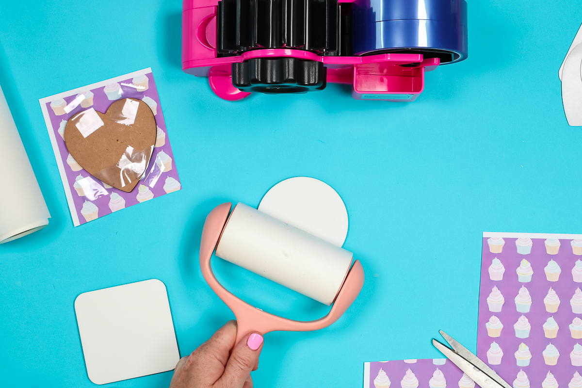 Use lint roller to clean magnet.