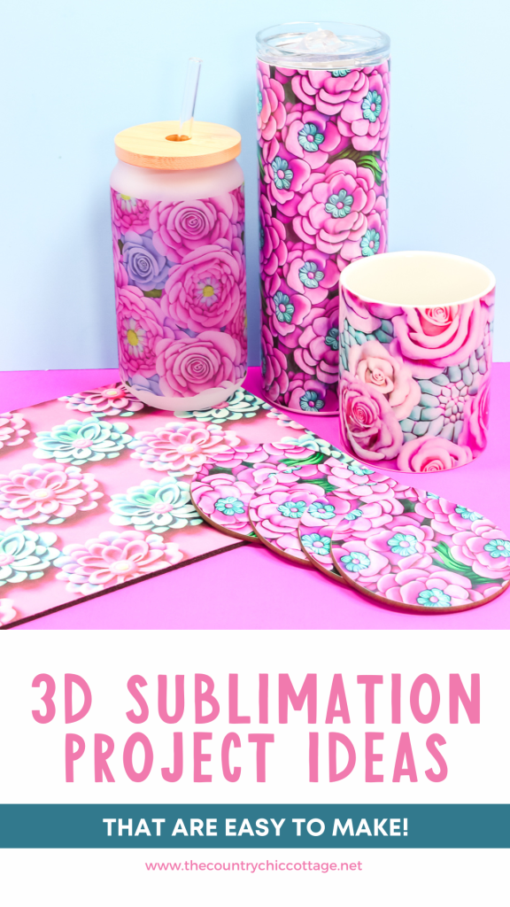 sublimation with 3d prints