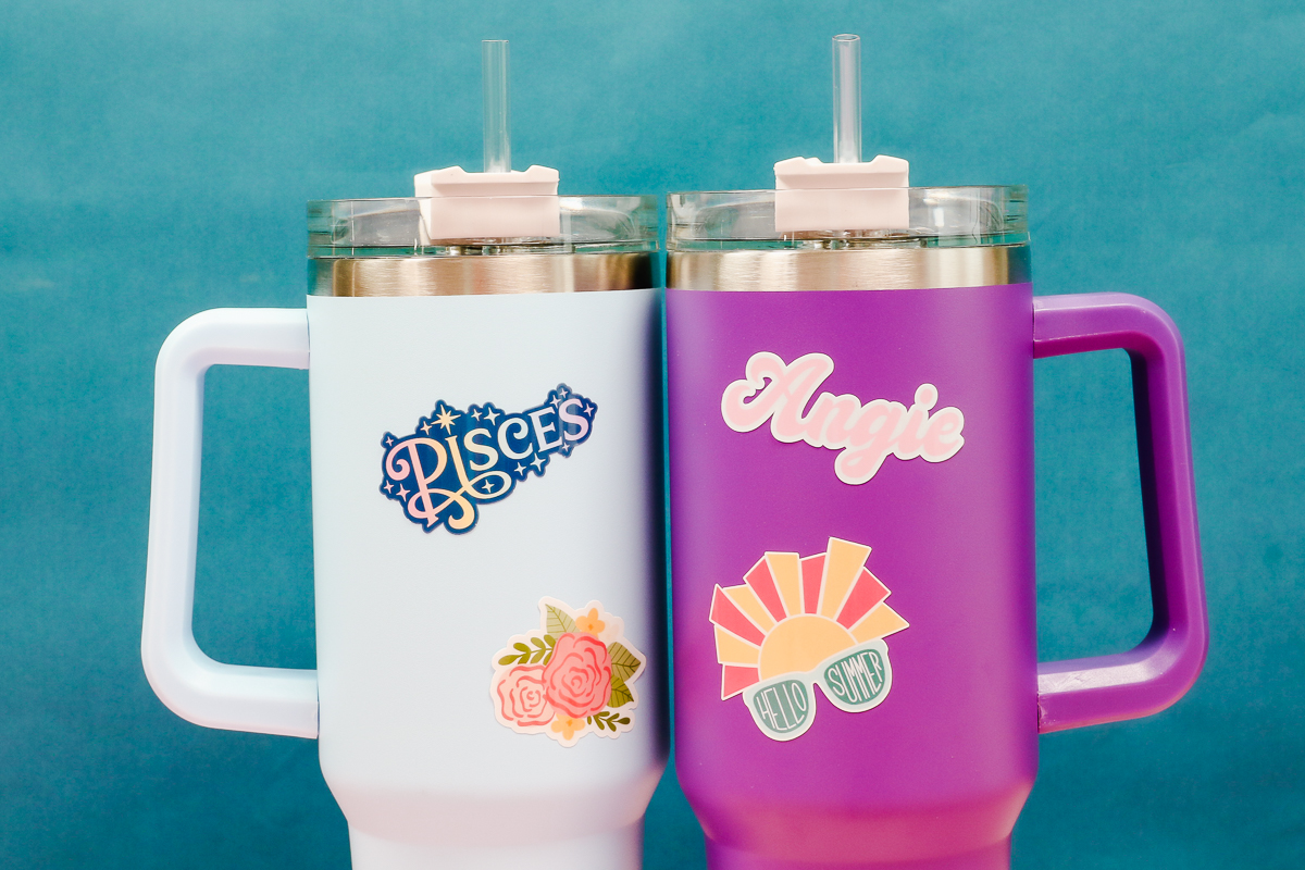 outdoor stickers on tumblers
