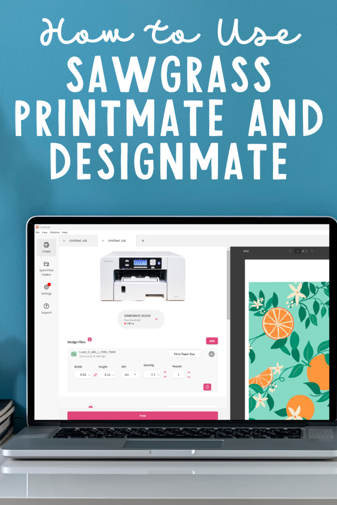 sawgrass designmate and printmate