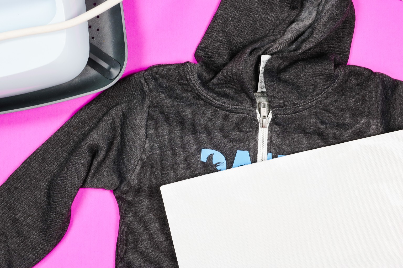 How to Add HTV on a ZipUp Hoodie Angie Holden The Country Chic Cottage