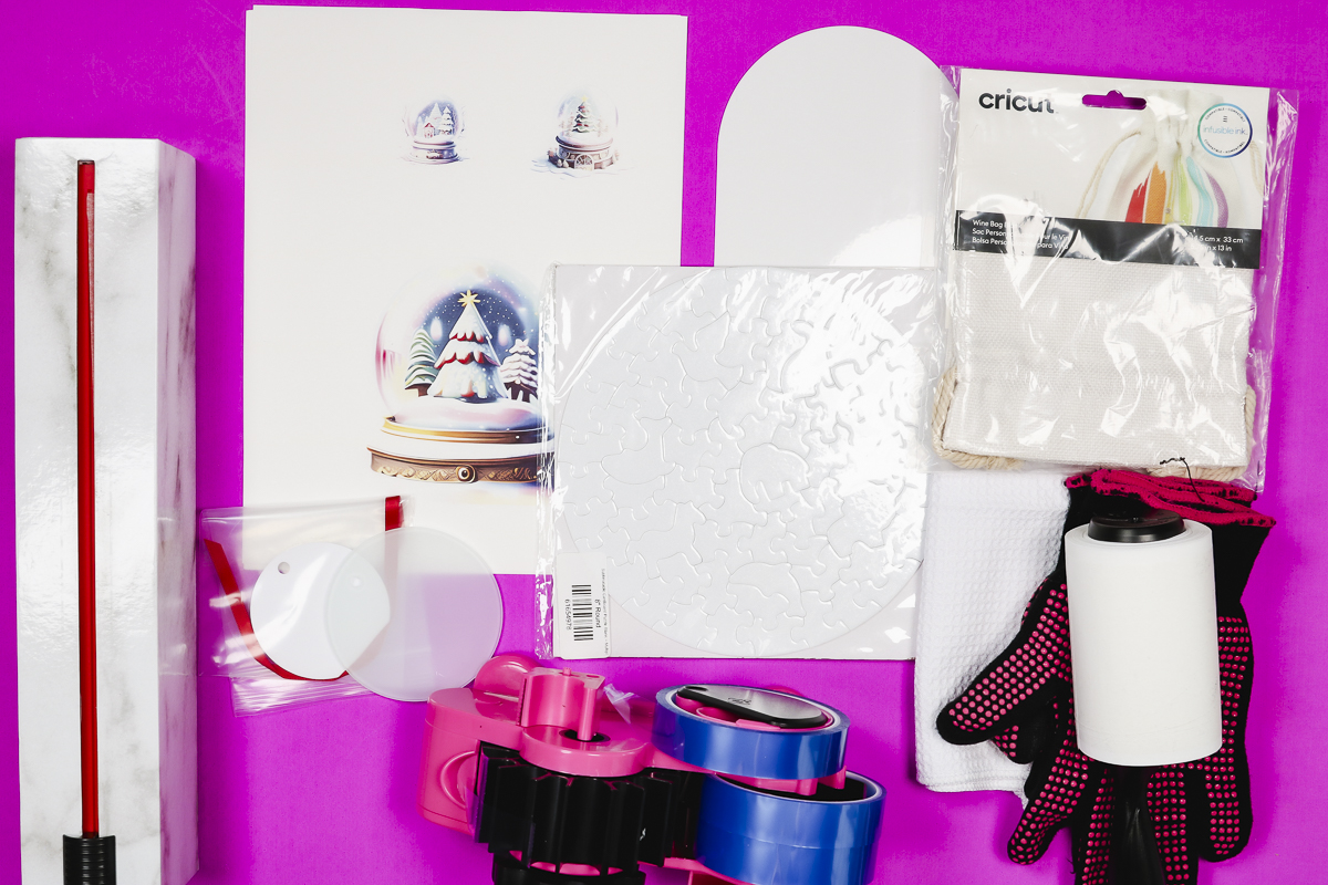 Christmas sublimation design supplies.