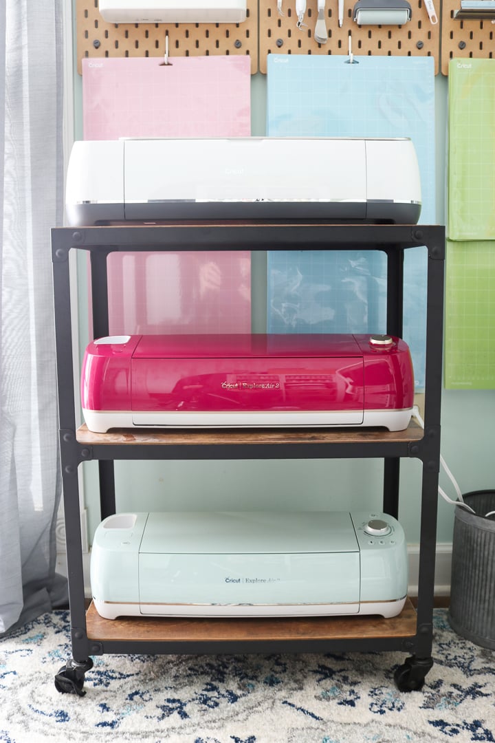 Shelf options for Cricut organizers.