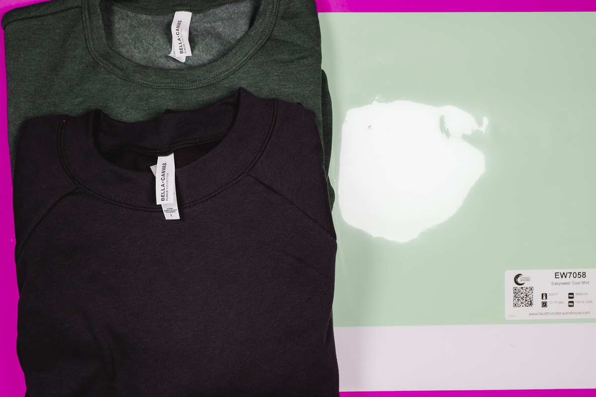 Cricut sweatshirts supplies.