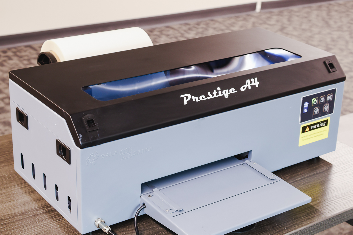 Prestige DTF printer setup and maintenance.