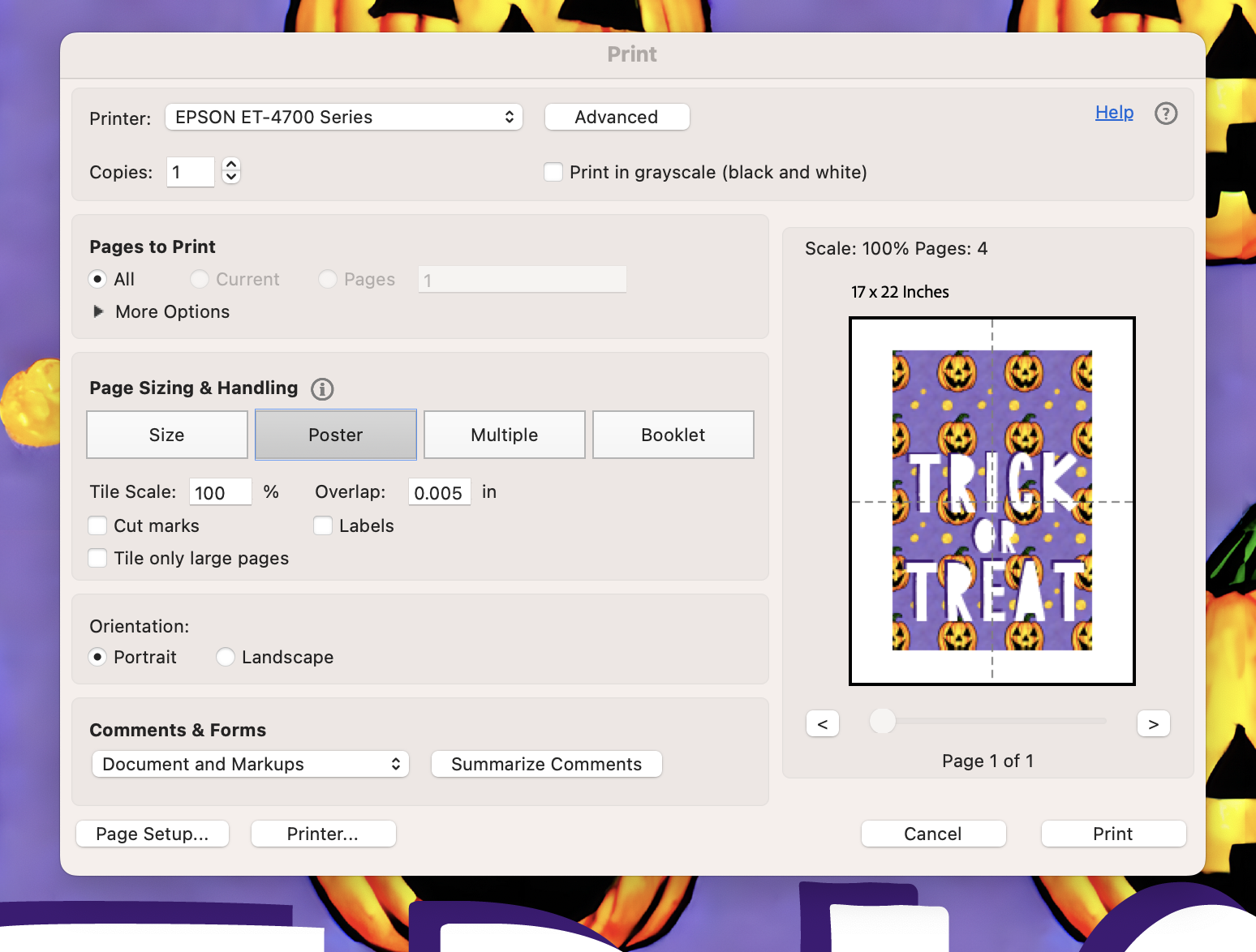 separating prints with adobe acrobat reader