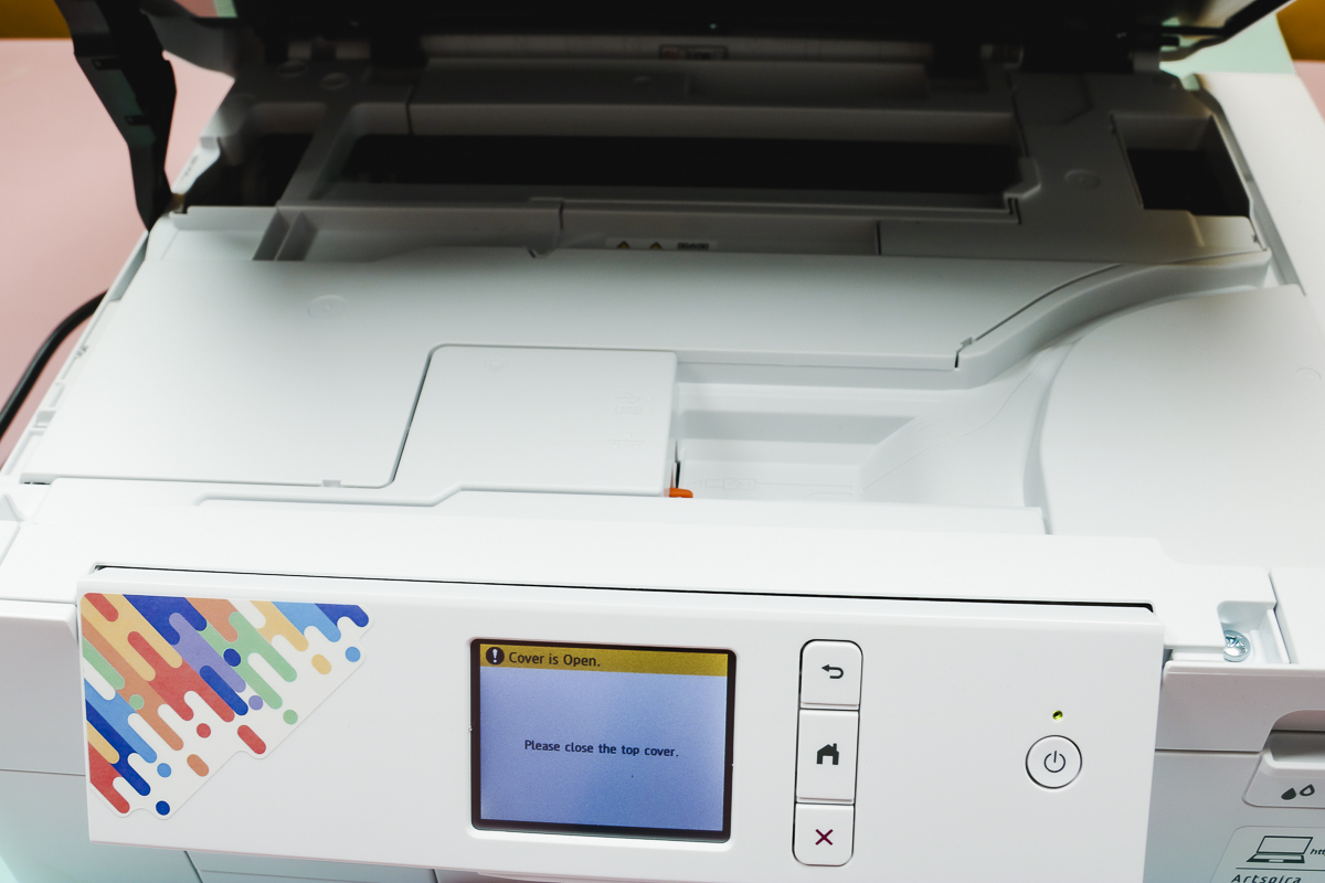 Remove all packing tape and materials from printer.