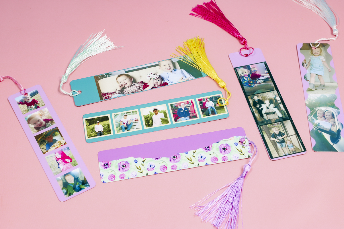Finished sublimation bookmarks with tassel.