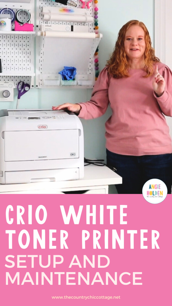 white toner printer setup