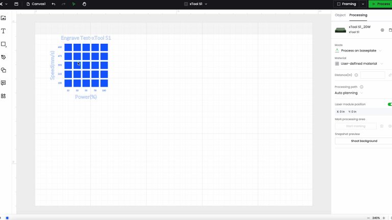 Array Test Generator Find Laser Material Settings by Using Test Grids - Angie Holden The ...