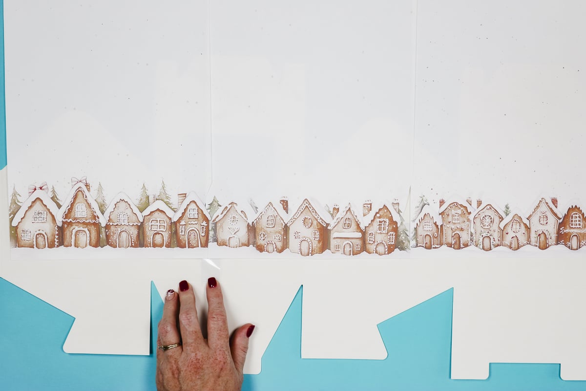 Tape sublimation prints together.