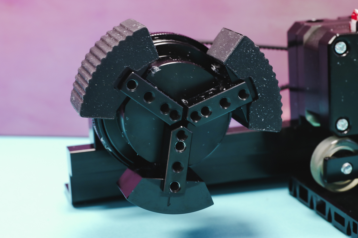 Close up of the WeCreat Rotary Pro.