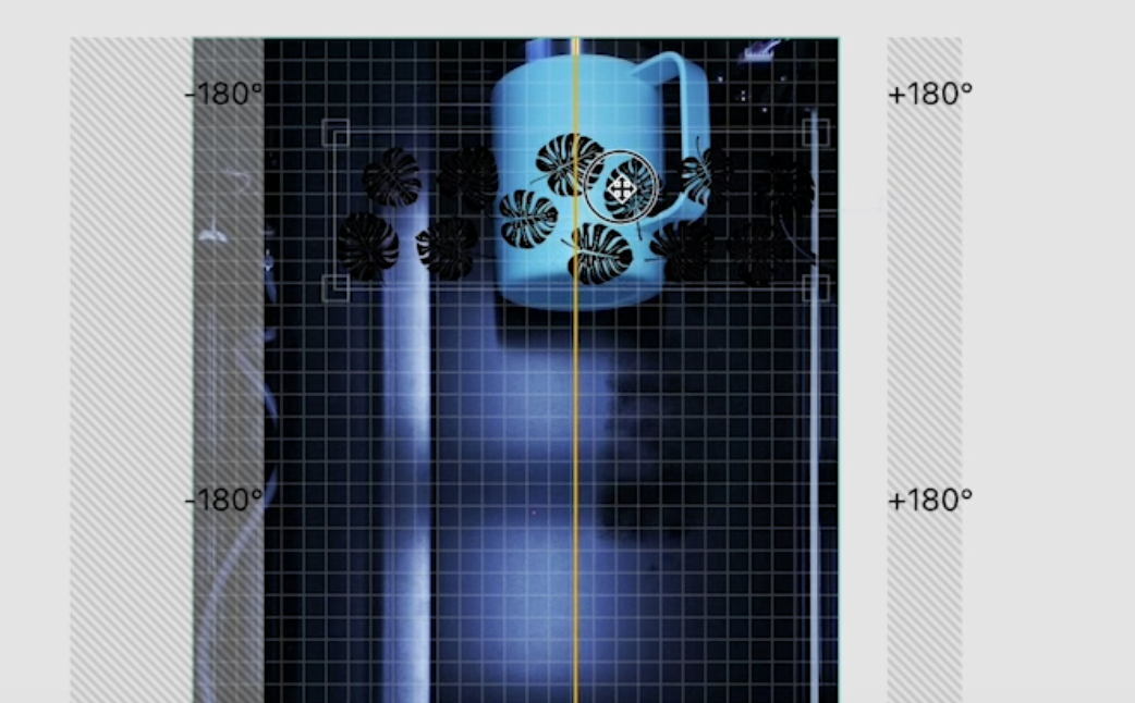 Center design on tumbler.