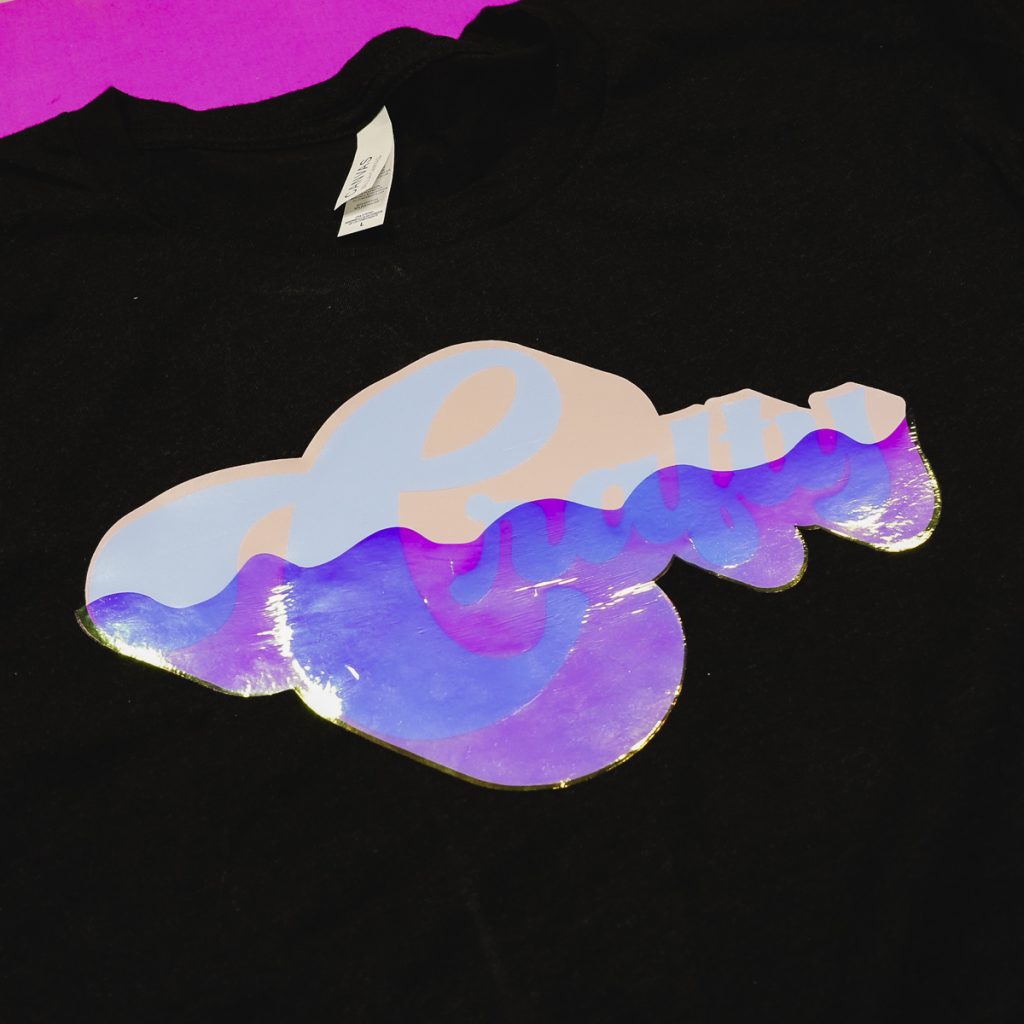 holographic htv layering