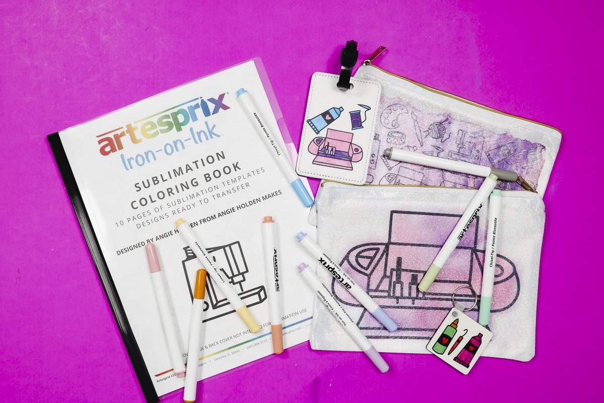 Sublimation coloring books header.