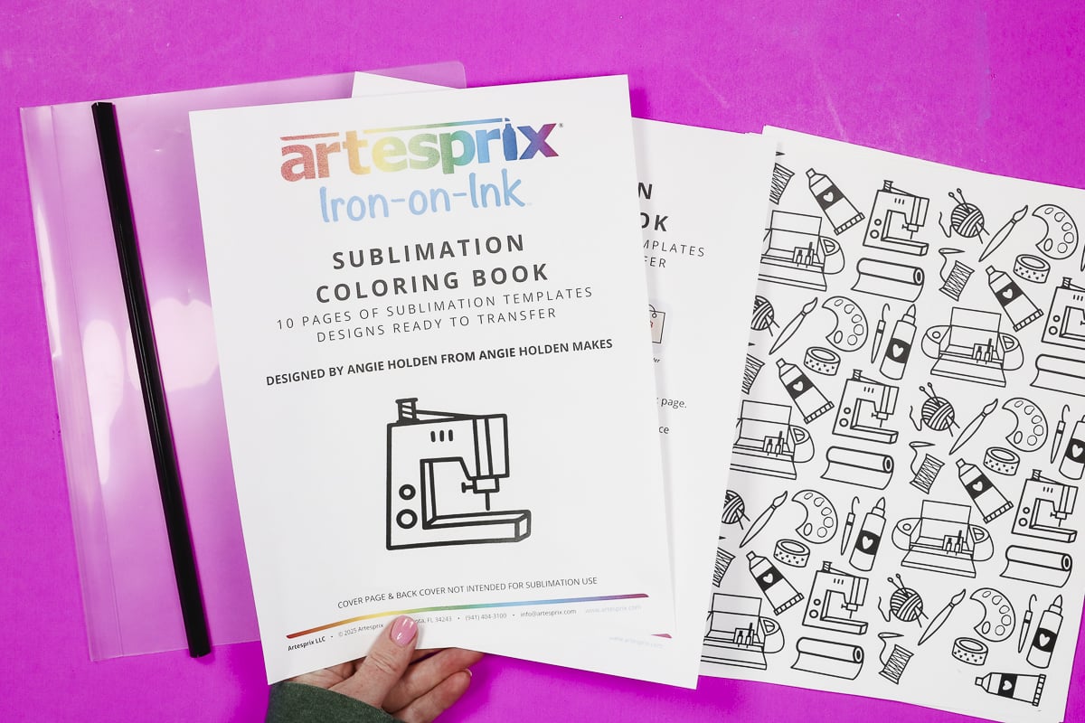 How to disassemble Artesprix sublimation coloring books.
