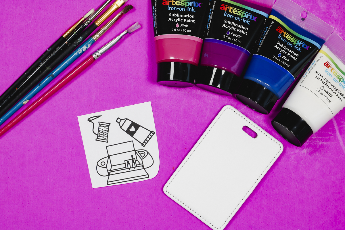 Sublimation luggage tag supplies.
