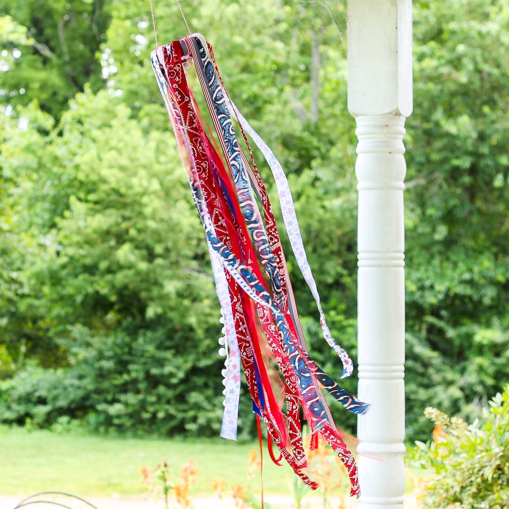 Windsock hanging outside
