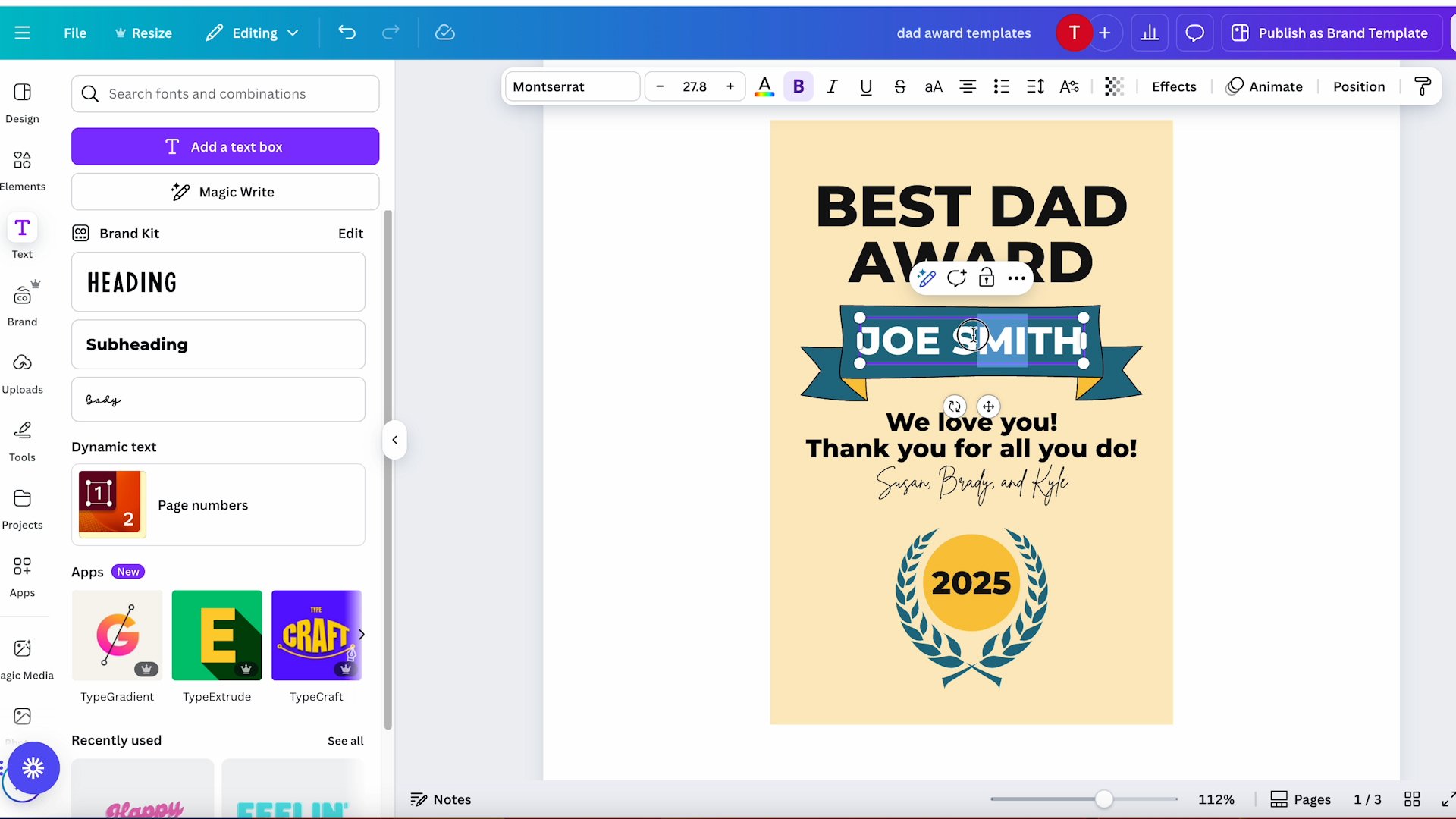 altering designs in canva