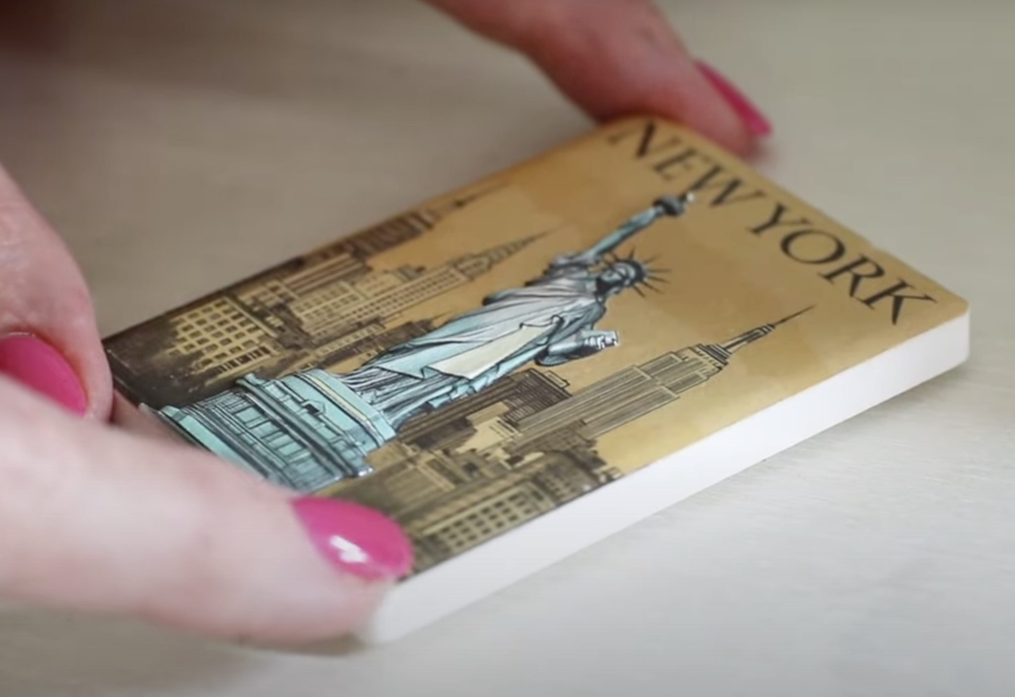 Finished 3D printed magnet.