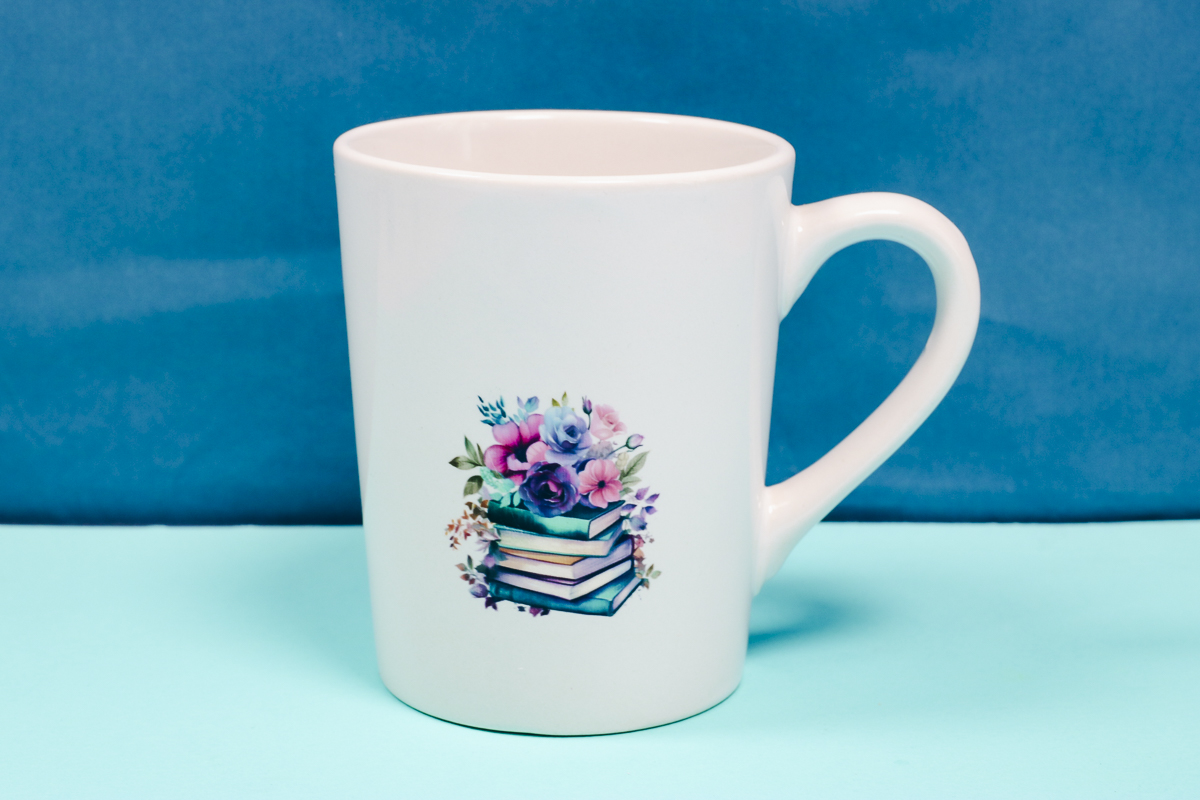 Ceramic mug with eufyMake E1 printer.