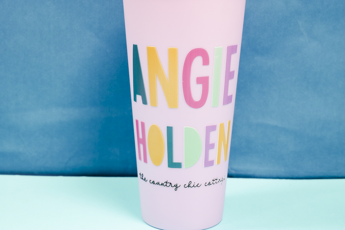 Tapered 3D printed logo with eufyMake E1 printer.