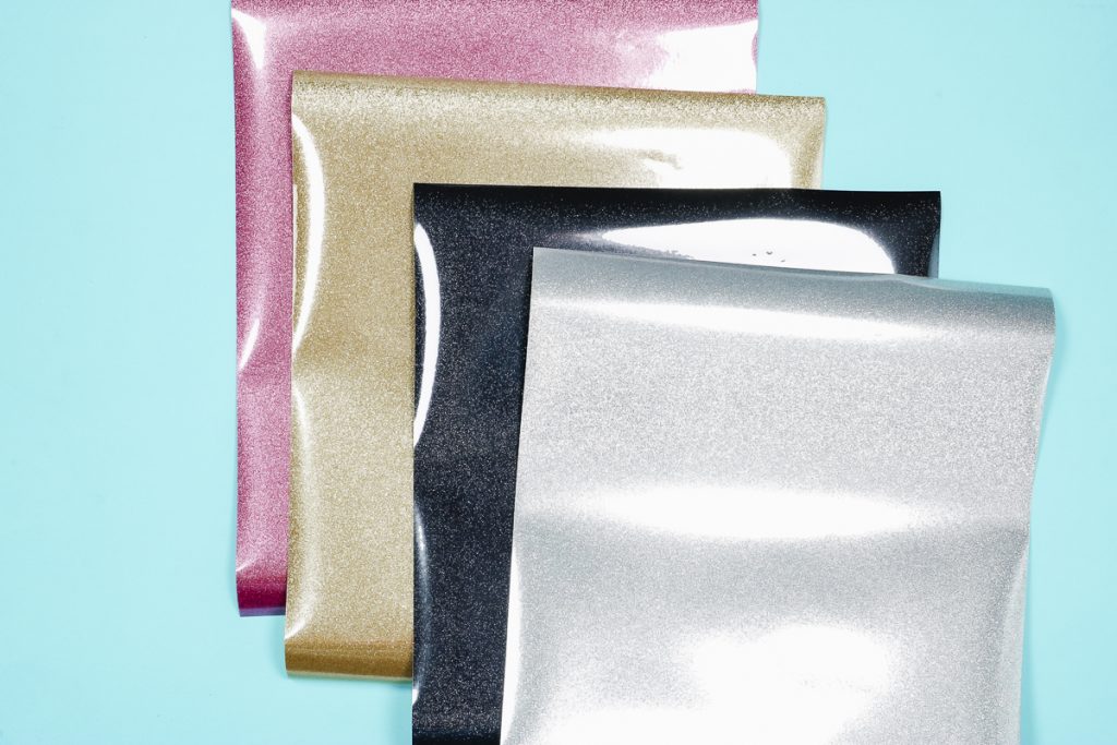 Puff glitter HTV colors.