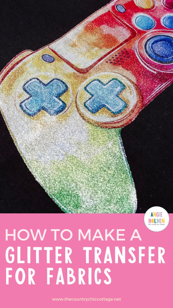 glitter shirt transfer