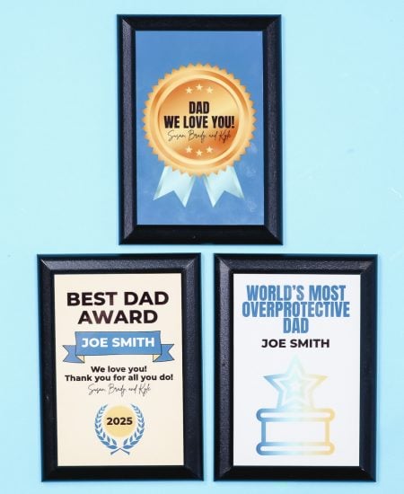 sublimation awards for father's day