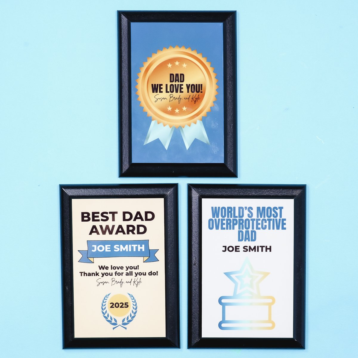 sublimation awards for father's day