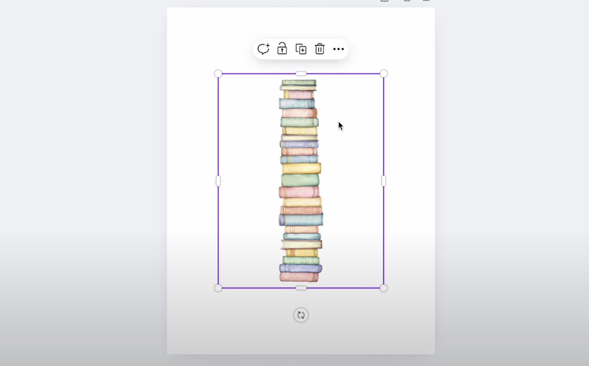 Upload design in Canva.