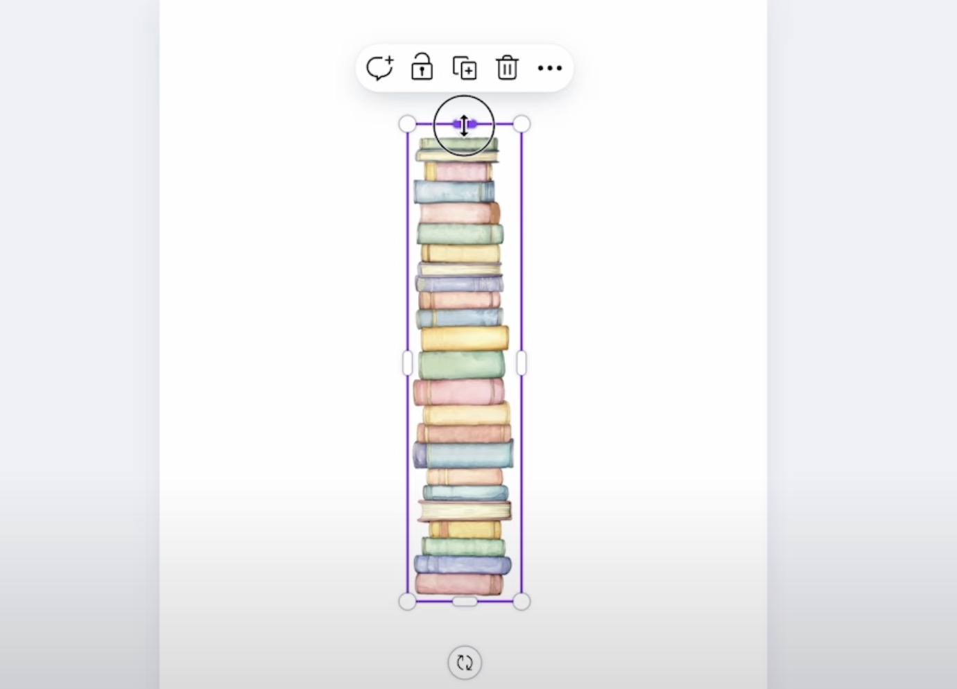 Remove white space from design.