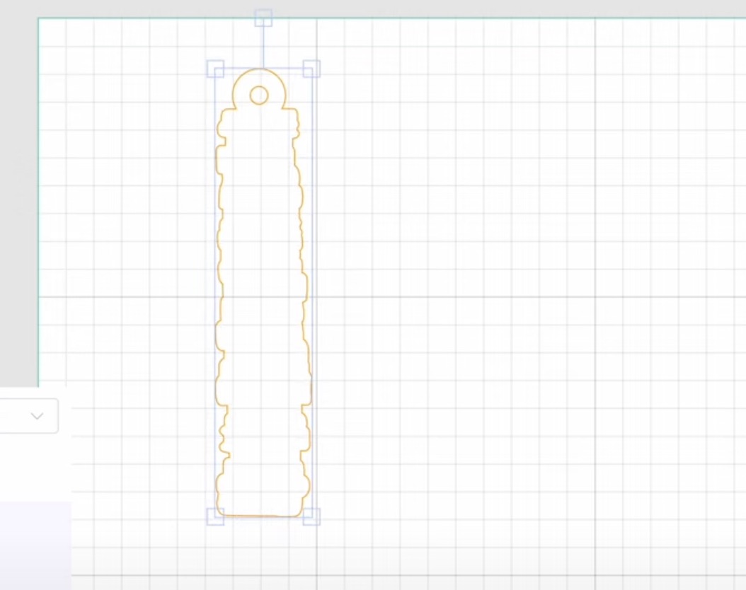 Book tracker bookmark design to be cut with a laser.