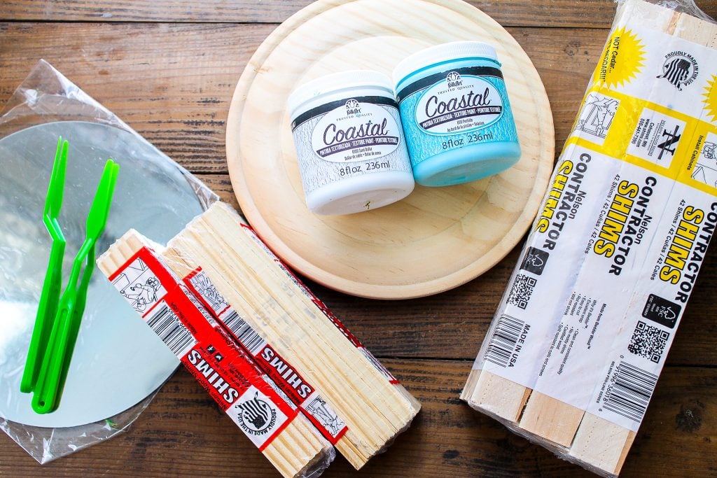 supplies for distressing wood shims