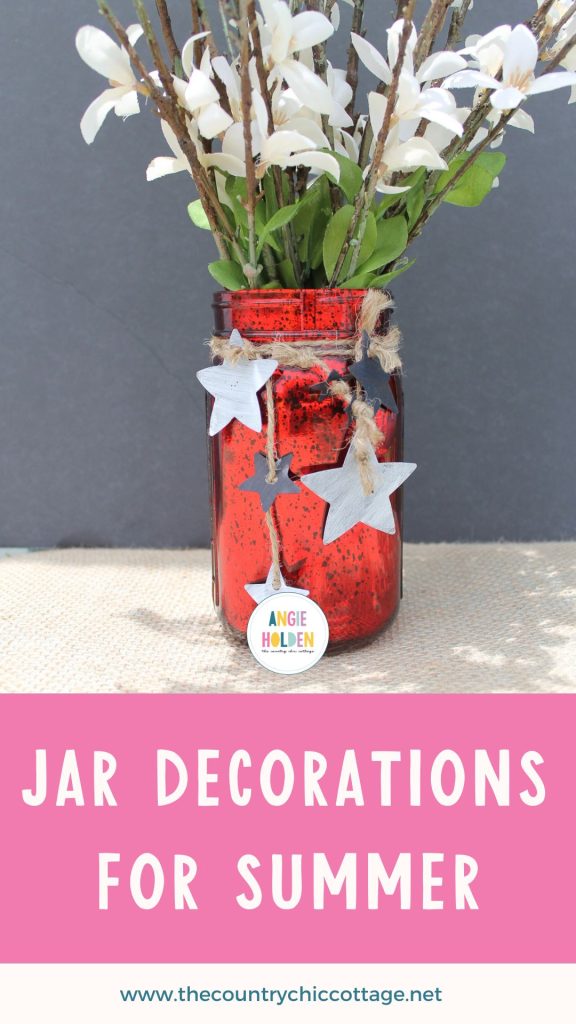 Summer jar decorations