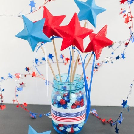 Wands in mason jars