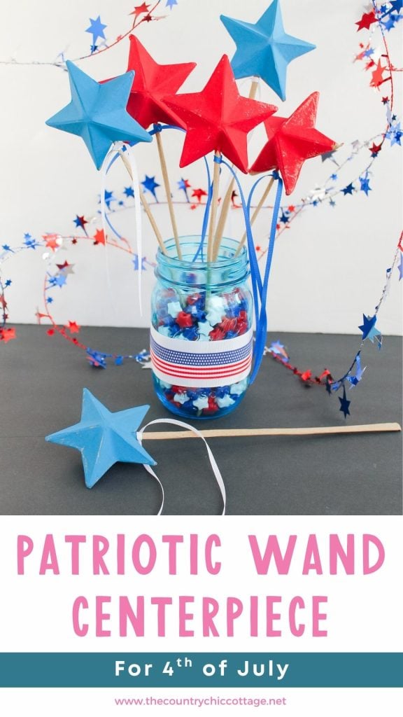 patriotic wand centerpiece