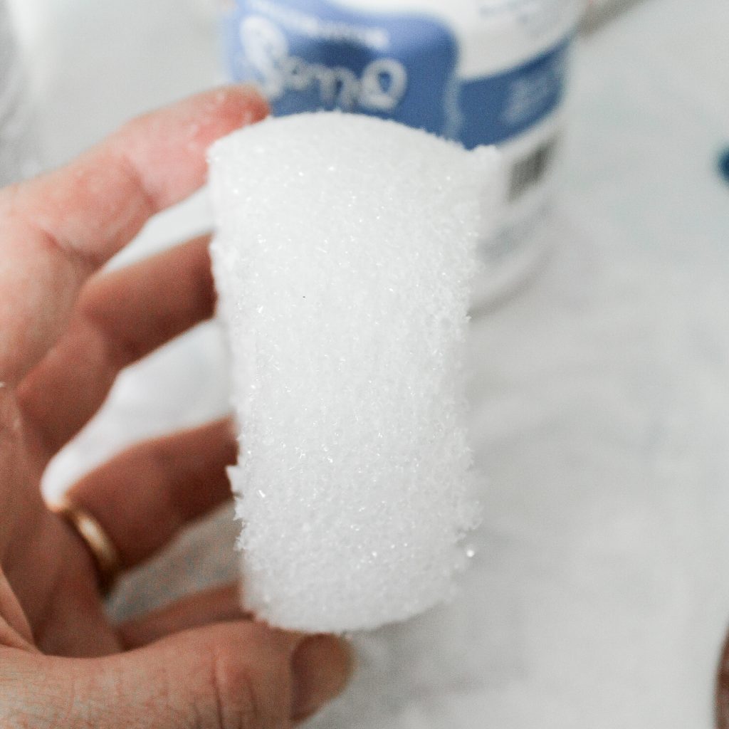 cutting styrofoam