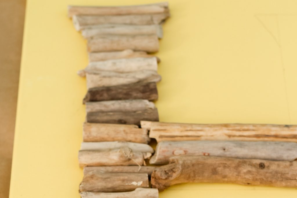 driftwood on canvas
