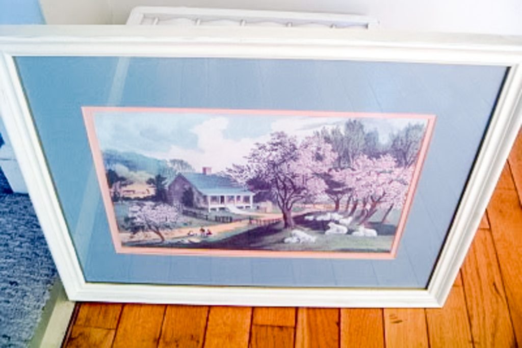 Original frame and mat
