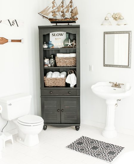 view of toilet and sink