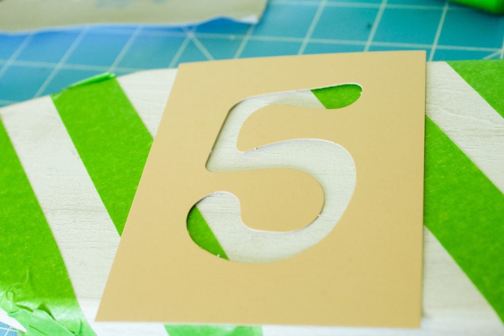 cardstock stencil