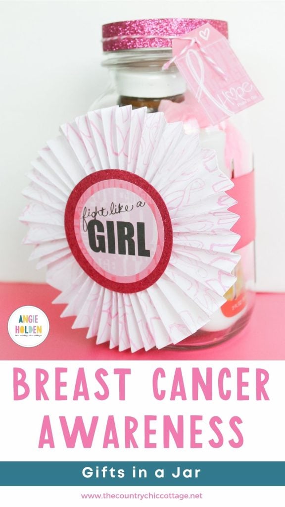 Breast Cancer awareness gifts in a jar