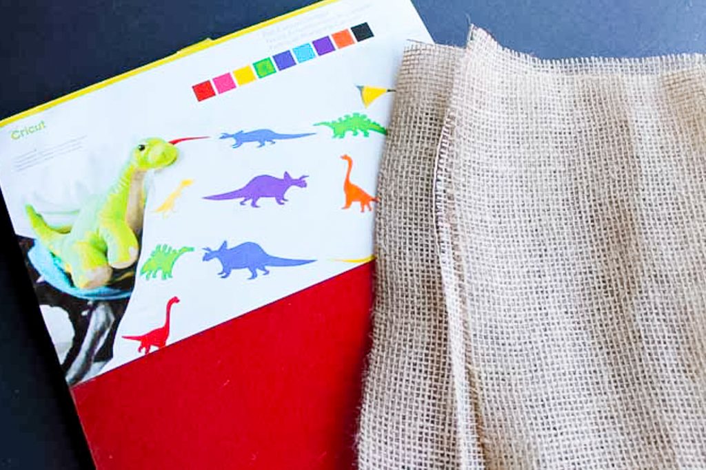 Burlap and Cricut felt