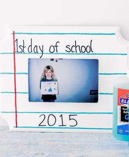 Finished frame for back to school
