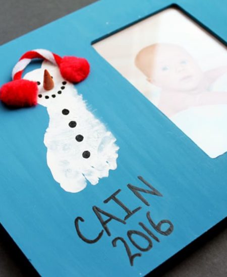 footprint photo frame