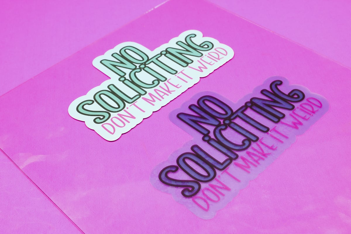 Printable window cling tested on glass.