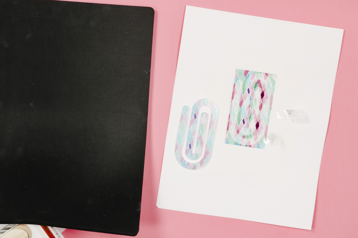 Check paper clip to see if the print transferred.