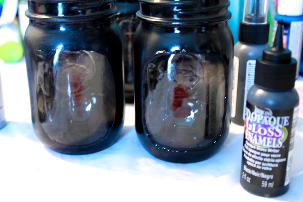 painted mason jars