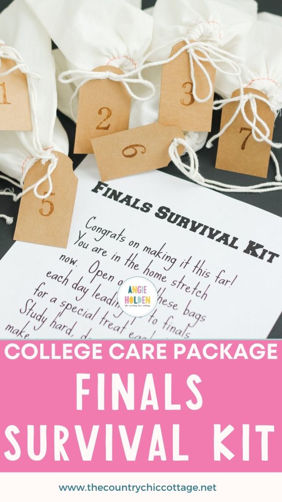 College care package: finals survival kit